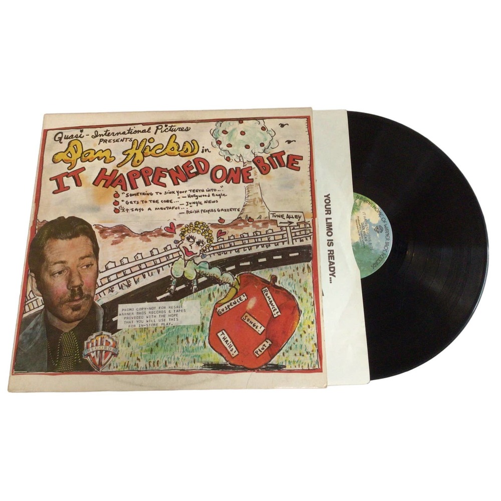 Dan Hicks It Happened One Bite Warner Bros Promo Label 12" Vinyl Record LP 900A